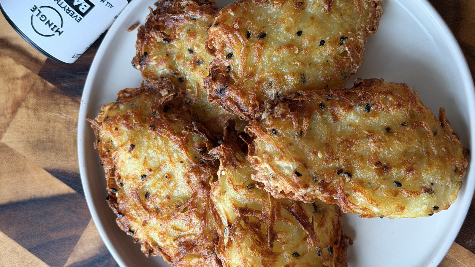 Everything Bagel Airfryer Hashbrowns