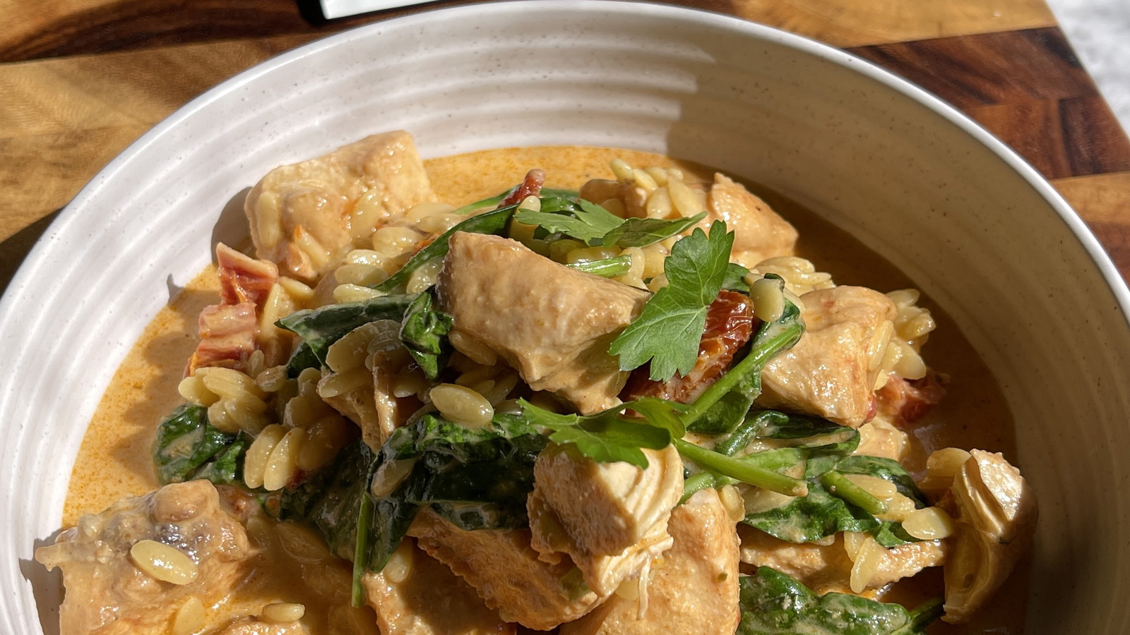 Buffalo Chicken Risoni