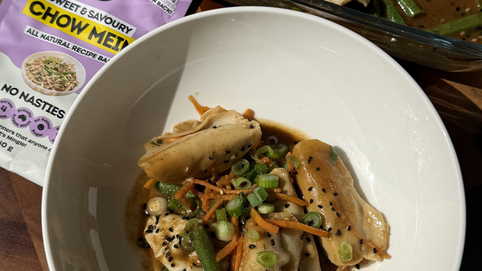 Image of Chow Mein Dumpling Bake