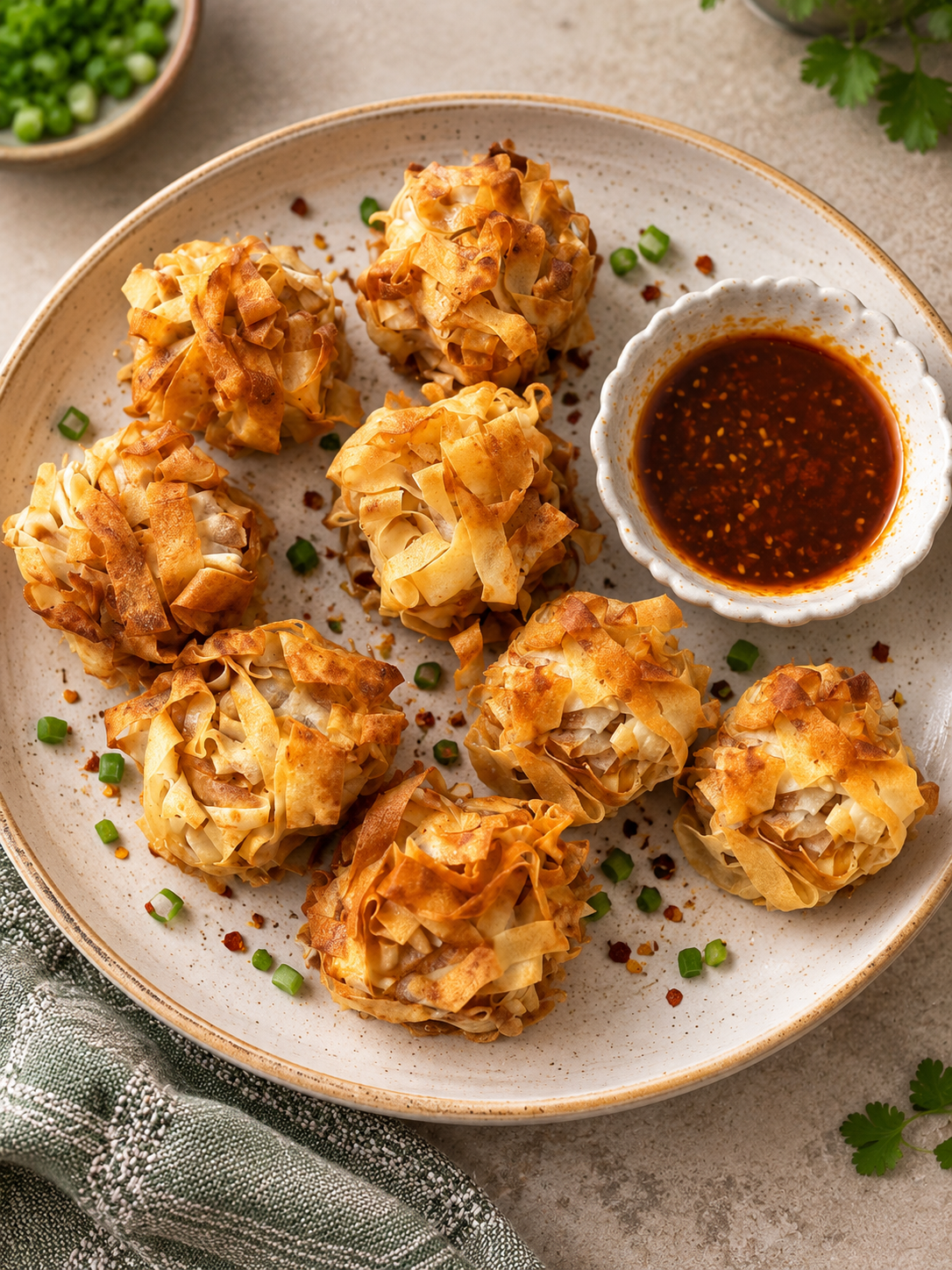 Crispy Thread Paneer