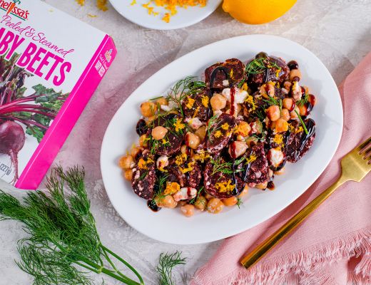 Image of Steamed Baby Red Beets Roasted with Balsamic Glaze & Lemon Zest