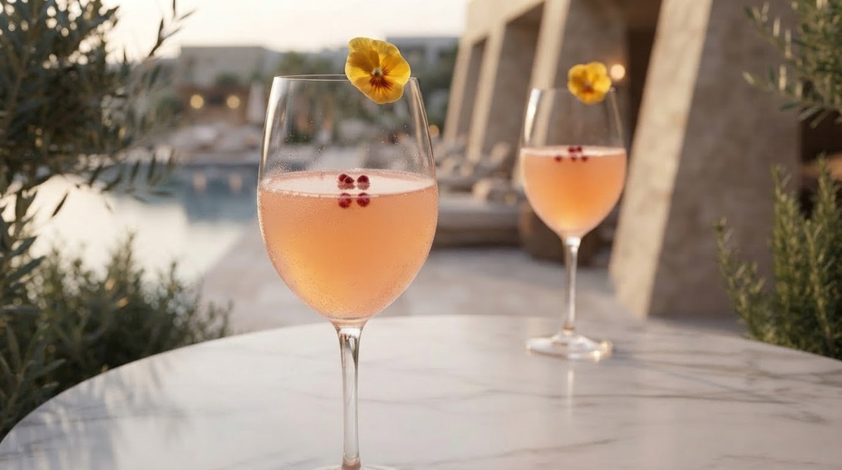 Sentimental Value: Pink Grapefruit and Peppercorn Pinot Noir Mocktail