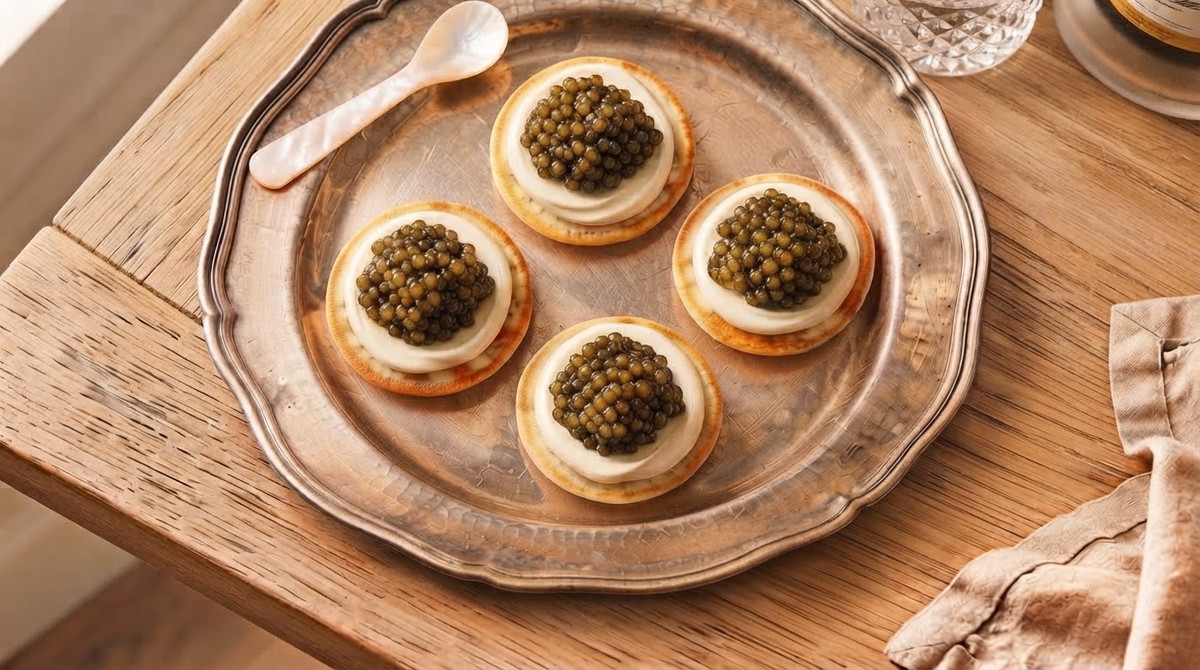 Blinis with Caviar