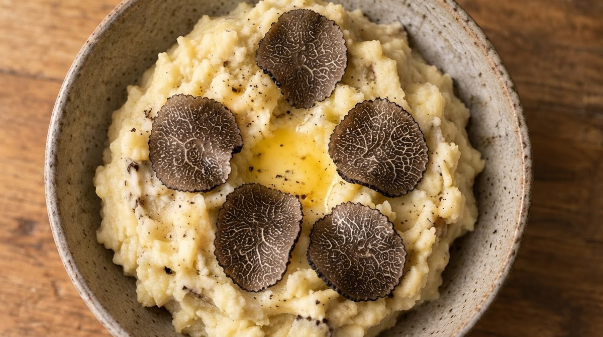 Mashed Potatoes with Black Truffle