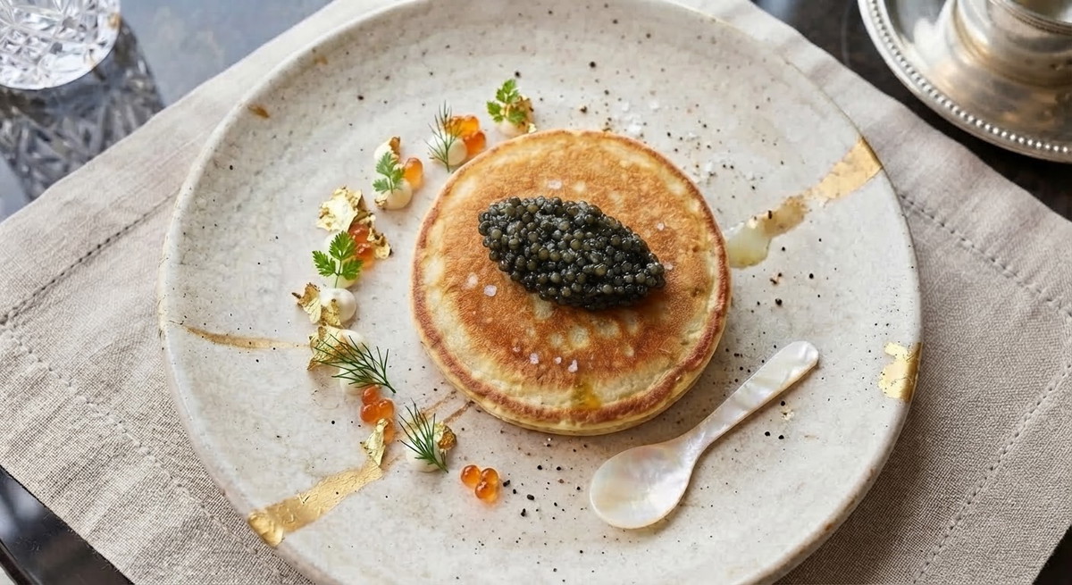 Caviar Pancakes