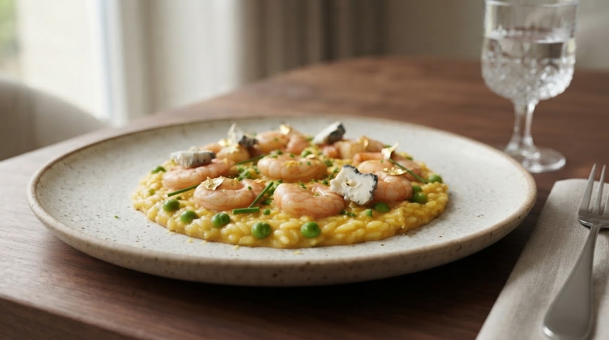 Creamy Tiger Prawn Risotto
