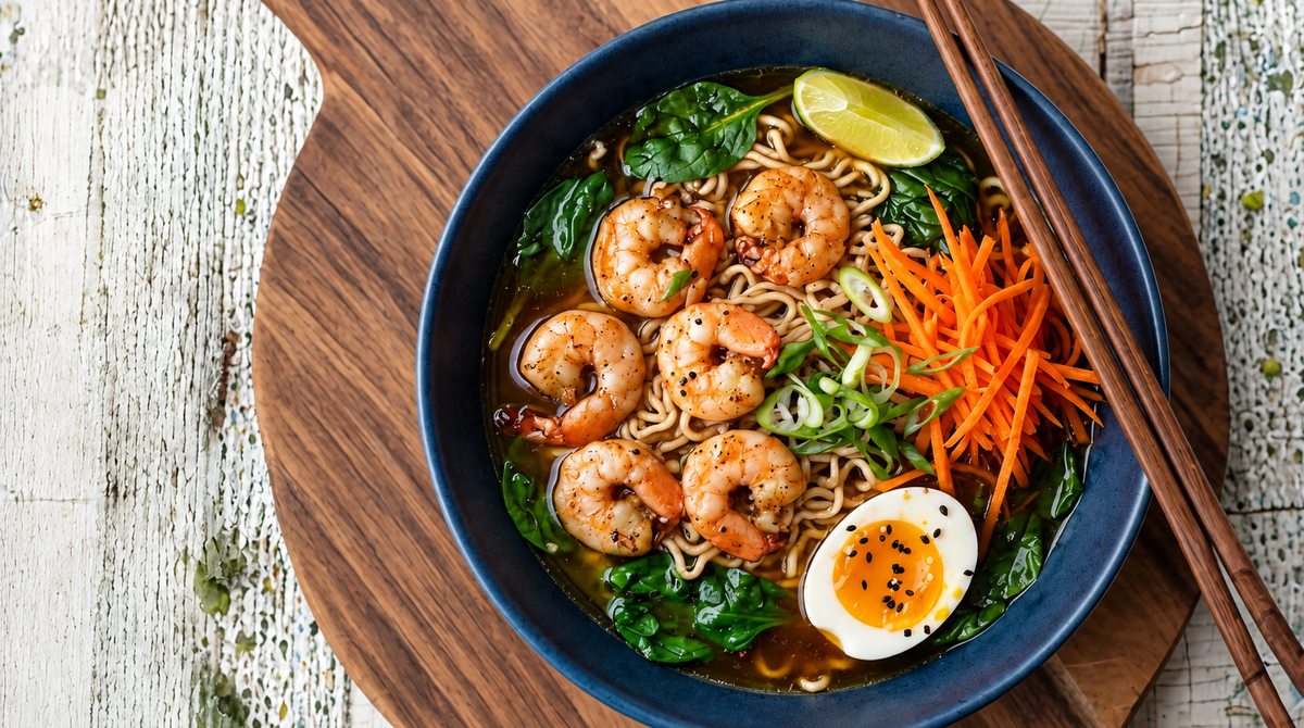 Chili Lime Tiger Prawn Ramen