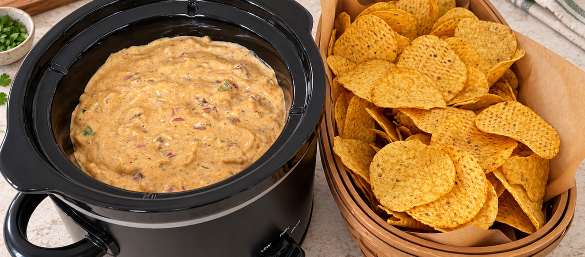 Slow Cooker Taco Dip
