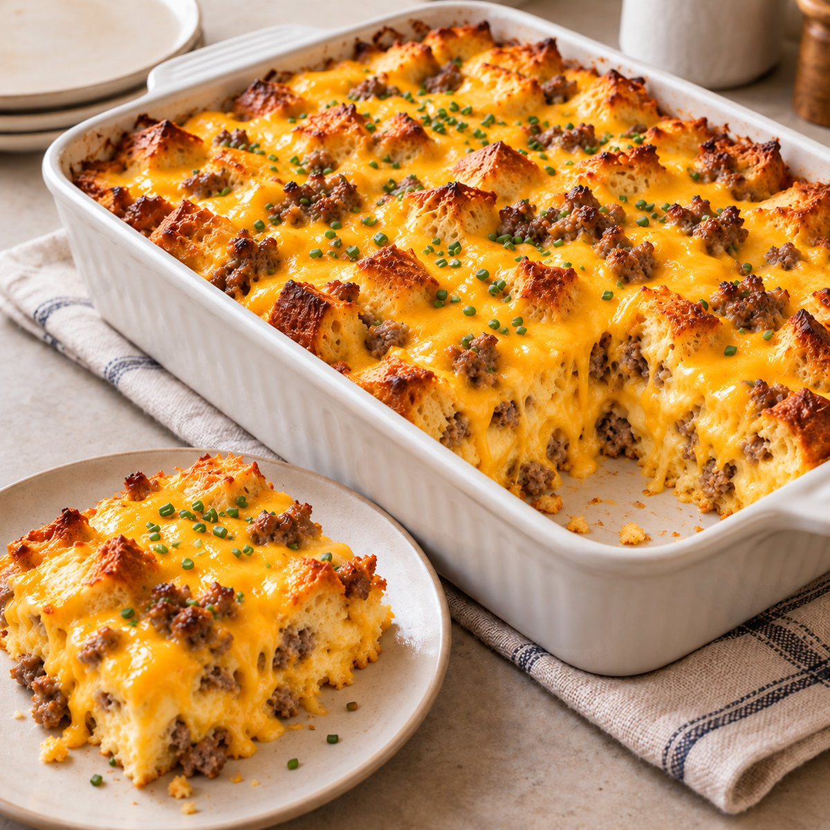 New School Breakfast Strata