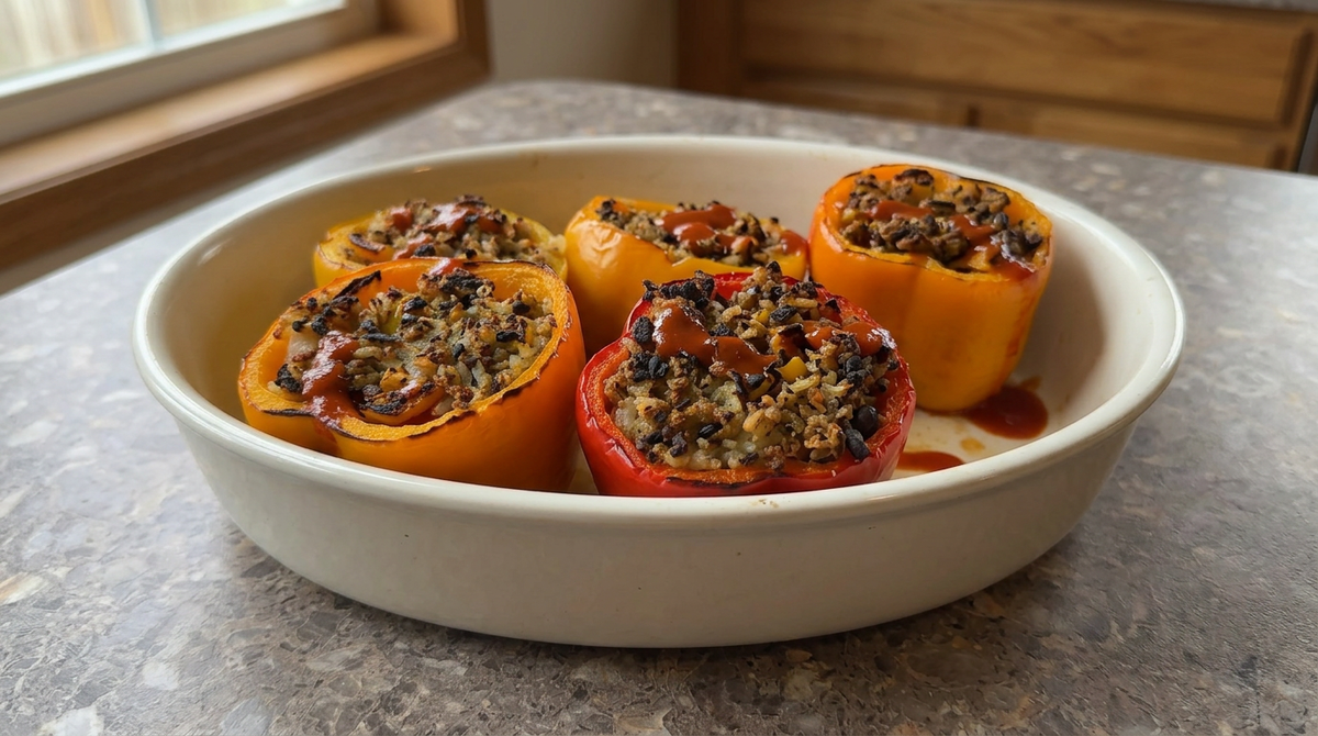 Enchilada Stuffed Peppers