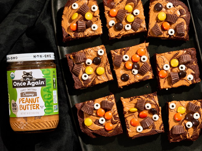 Image of Peanut Butter Halloween Brownies