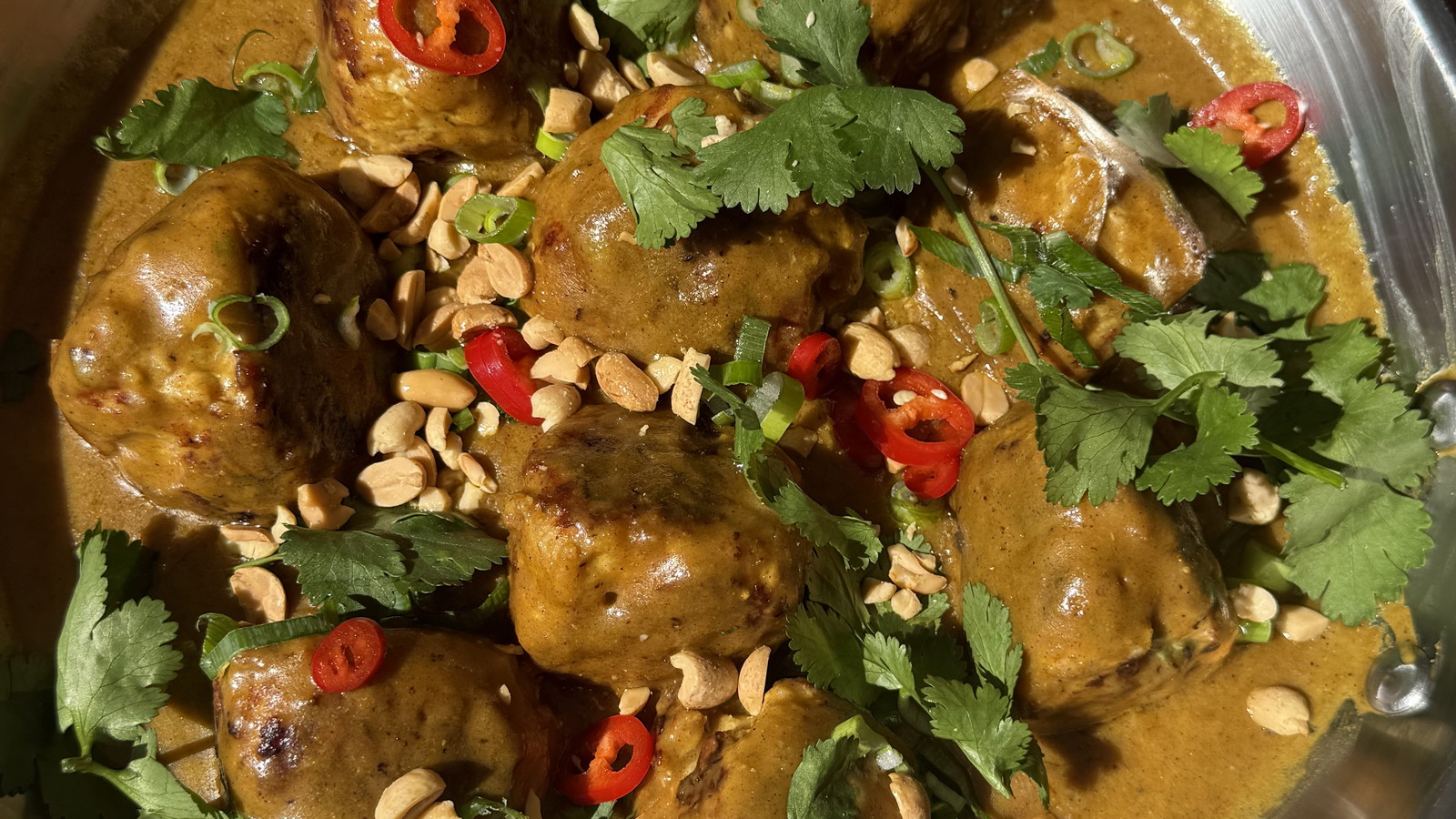 Satay Chicken Meatballs