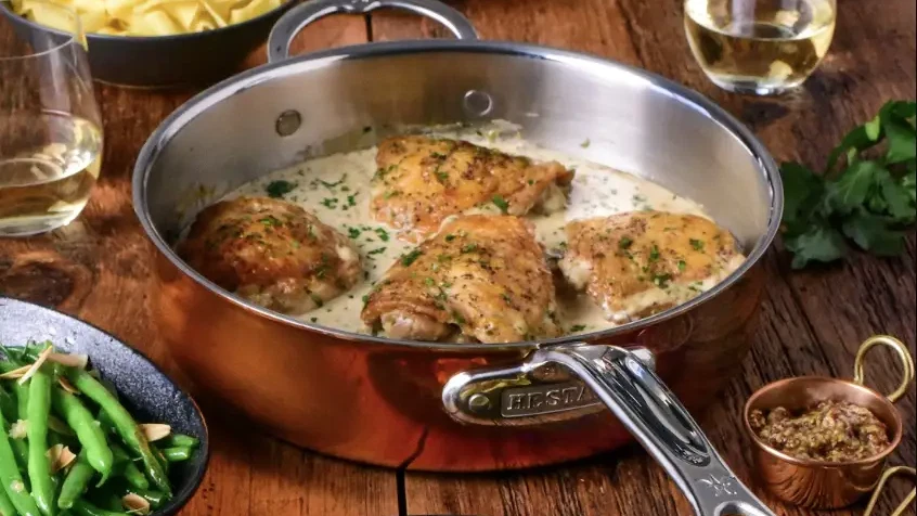 Image of Poulet à la Moutarde (French Mustard Chicken)