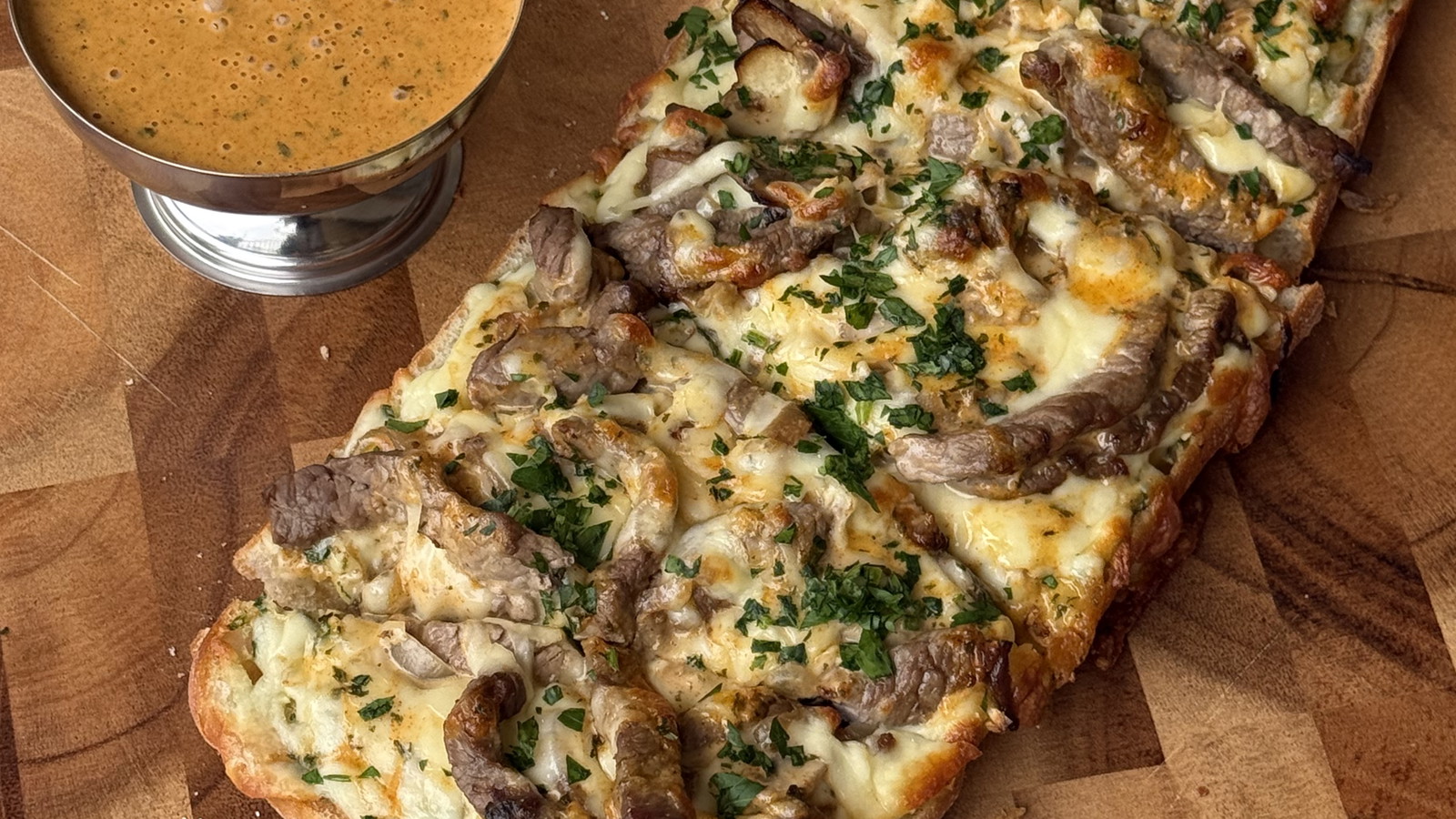 Stroganoff Garlic Bread