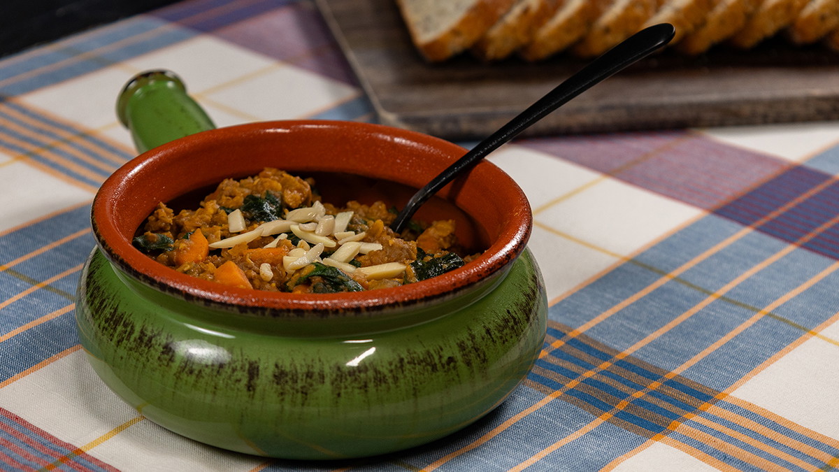 High Iron Lentil Stew
