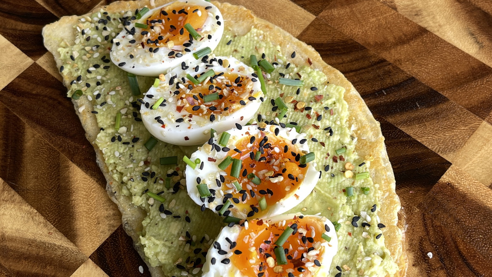 Rice Paper Toast with Avo and Eggs