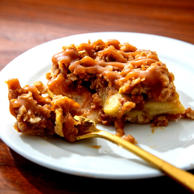 Image of Sunday Night<sup>®</sup> Sea Salt Caramel Dutch Apple Bars