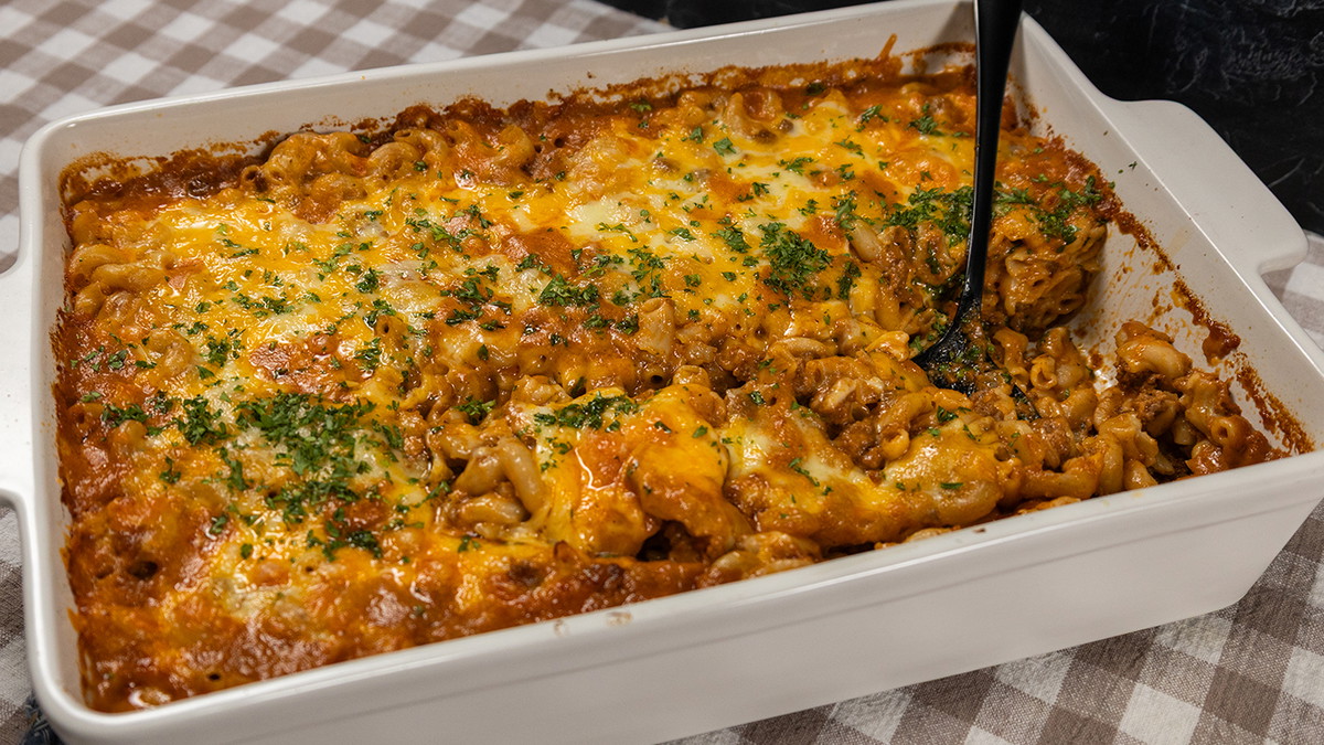 Quick and Tasty Cheeseburger Pasta Casserole