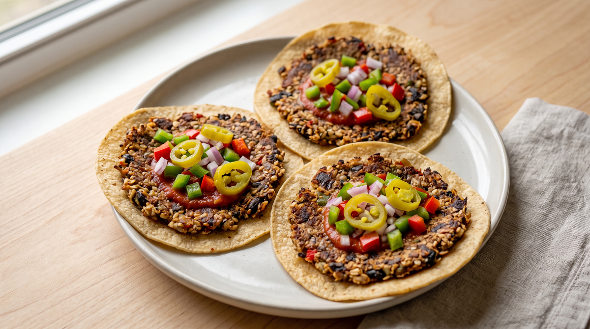 Italian-Inspired Smashburger Tacos
