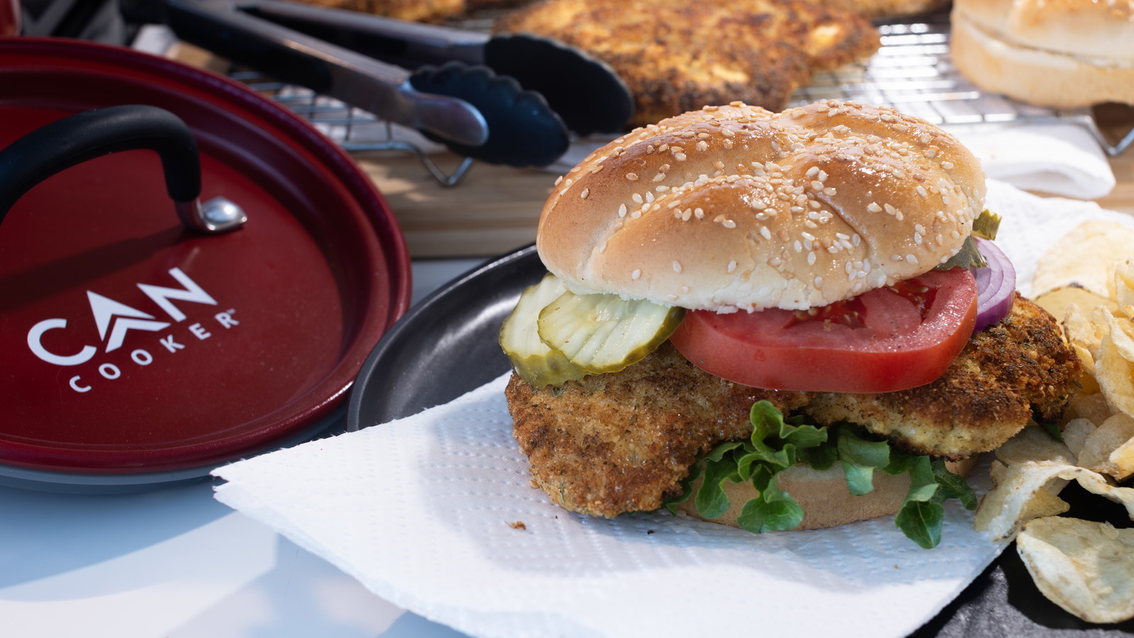 Image of County Fair Pork Tenderloin Sandwich