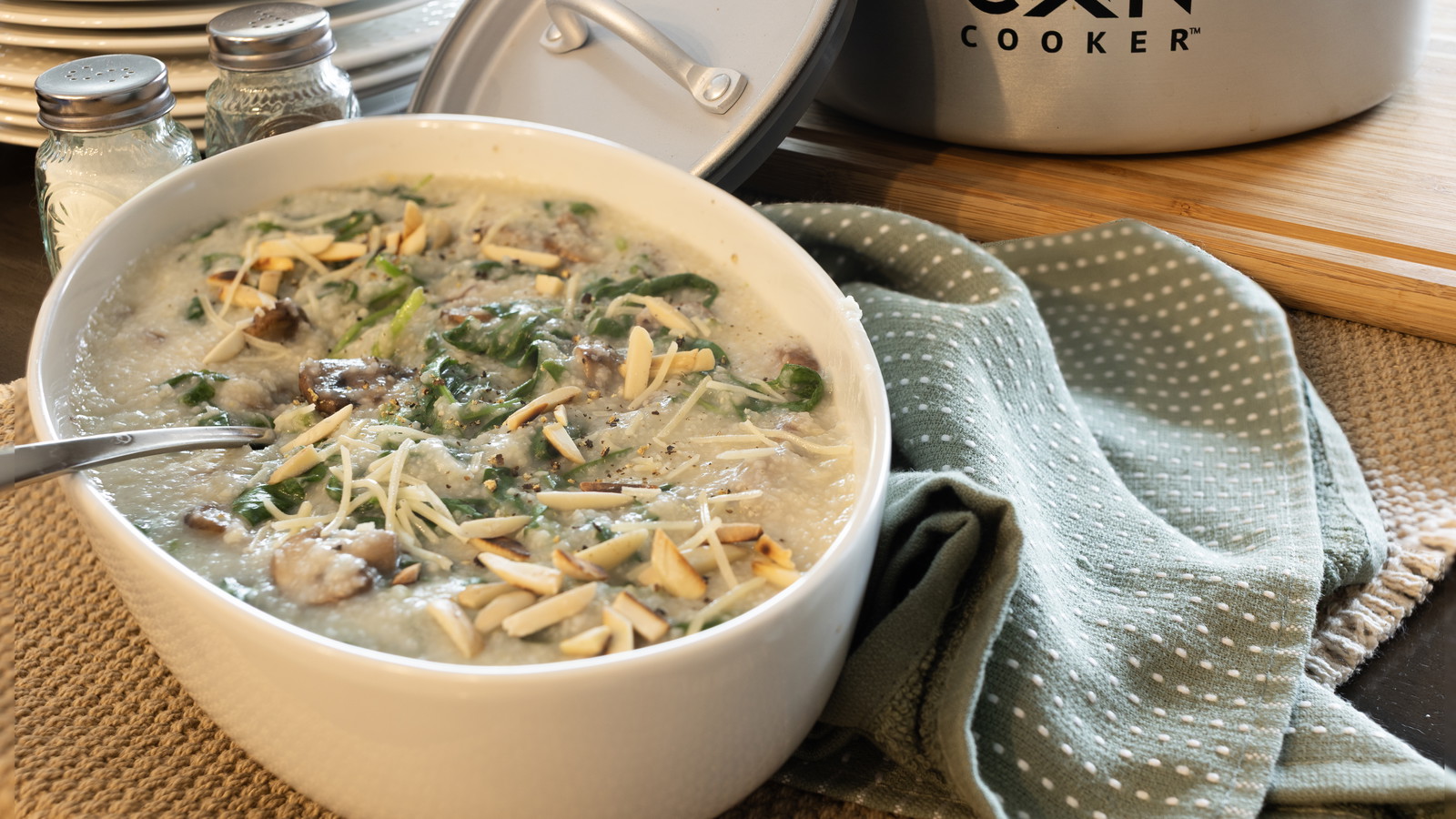 Image of Creamy Spinach Polenta