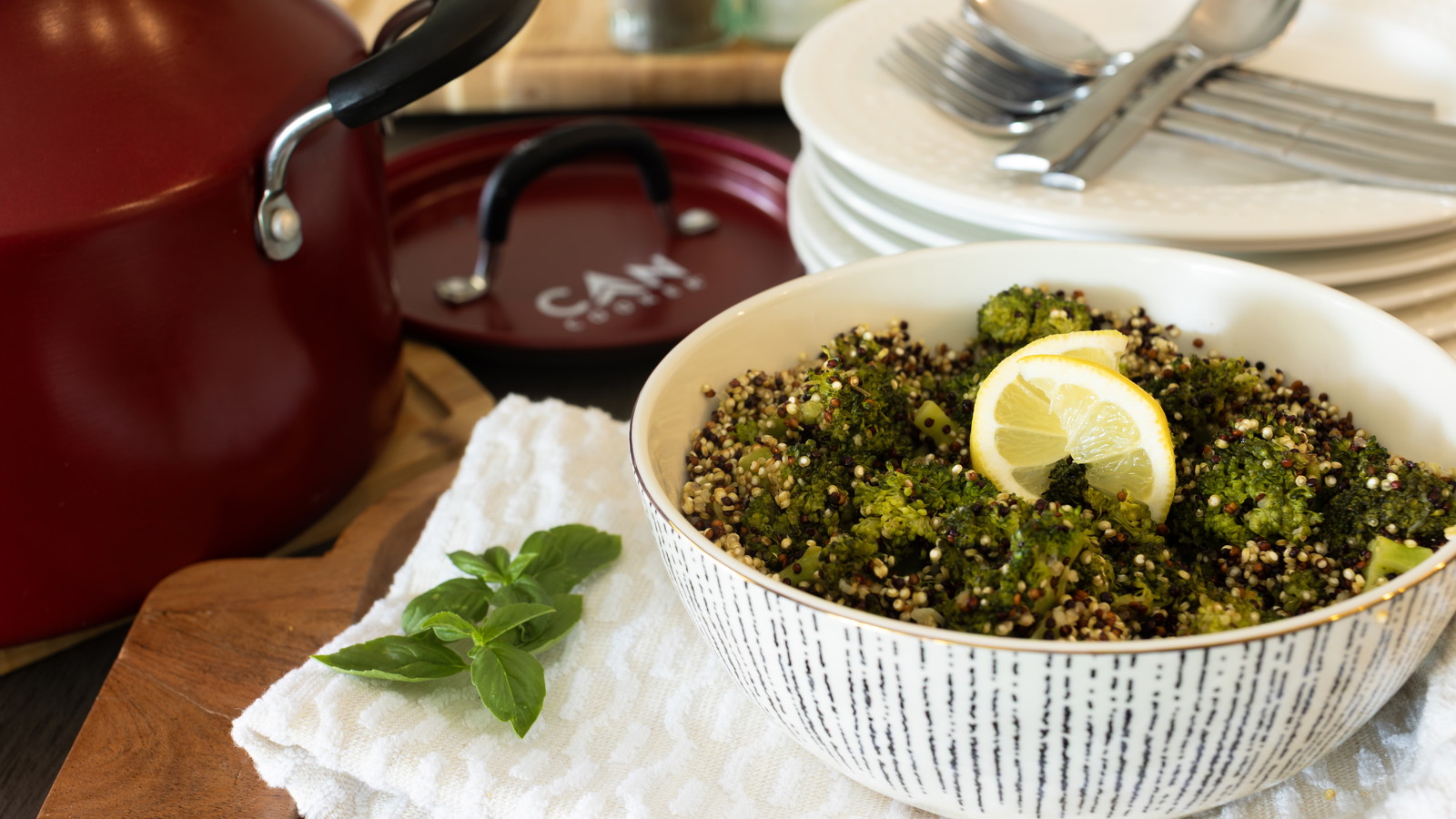 Image of Quinoa and Broccoli