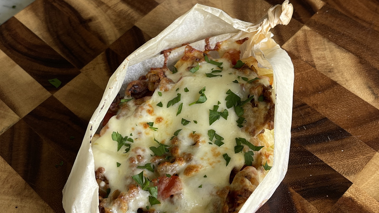 Image of Single Serve Loaded Cheesy Potato Boats