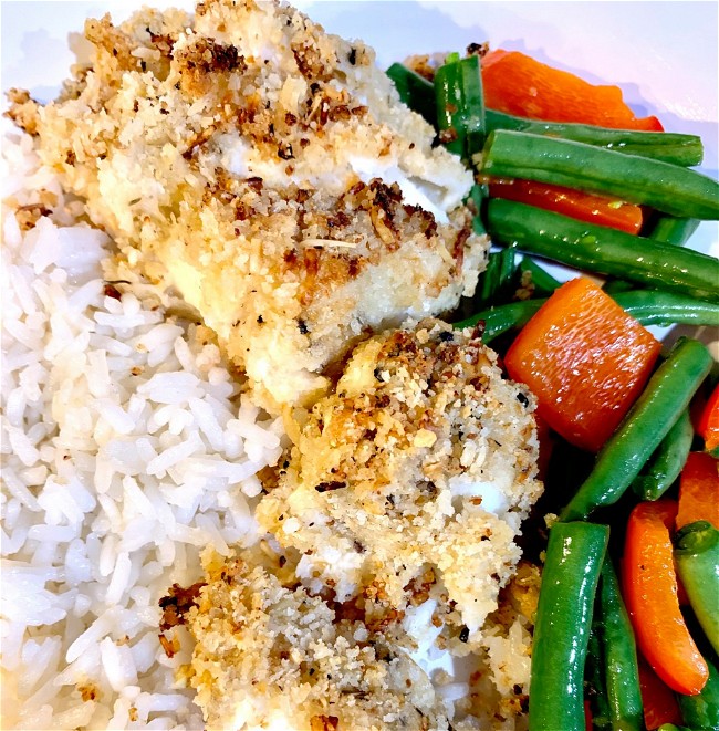 Image of Lemon Parmesan Halibut