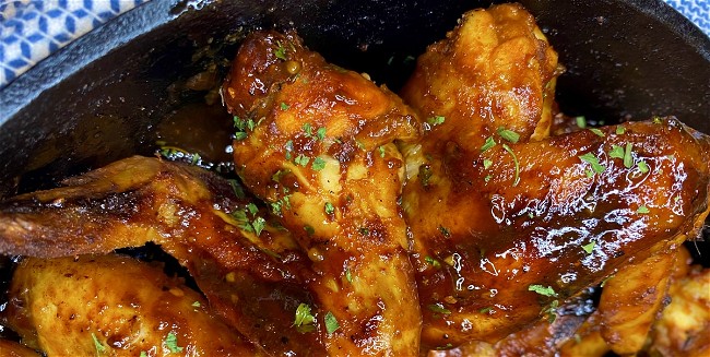 Image of Honey BBQ and Bourbon Wings