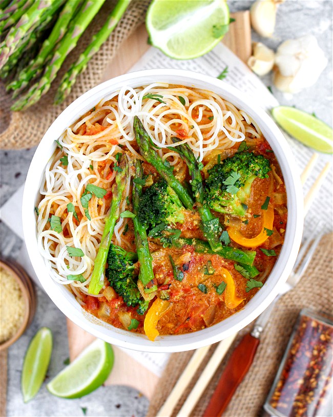 Image of Coconut Curry with Rice Noodles