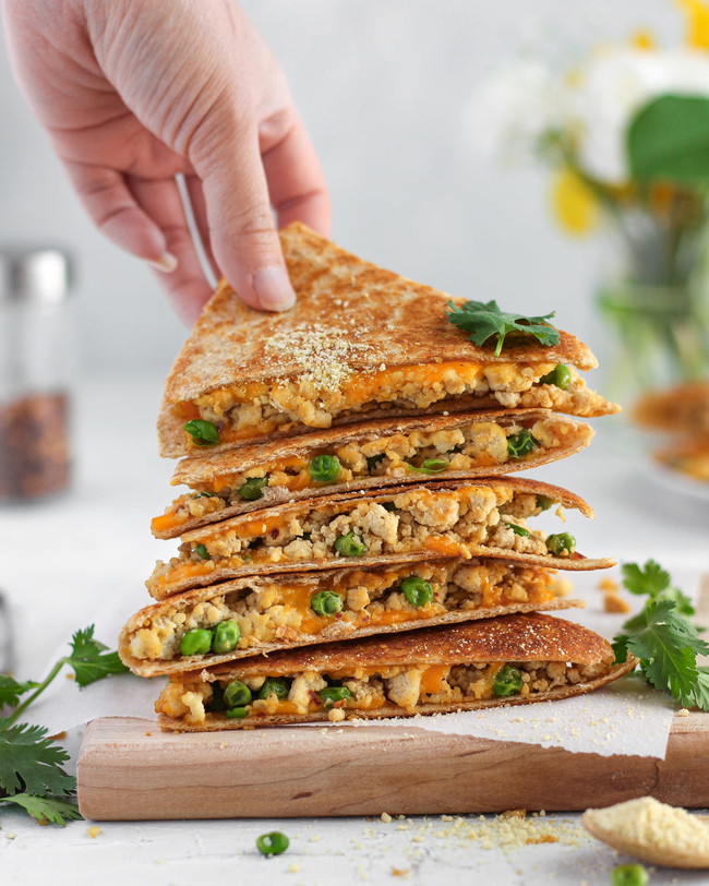 Image of Tofu Scramble Quesadillas