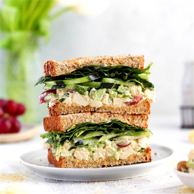 Image of Vegan Chick’n Salad Sandwich
