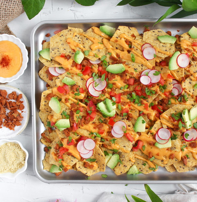 Image of Cheesy Vegan Nachos Recipe