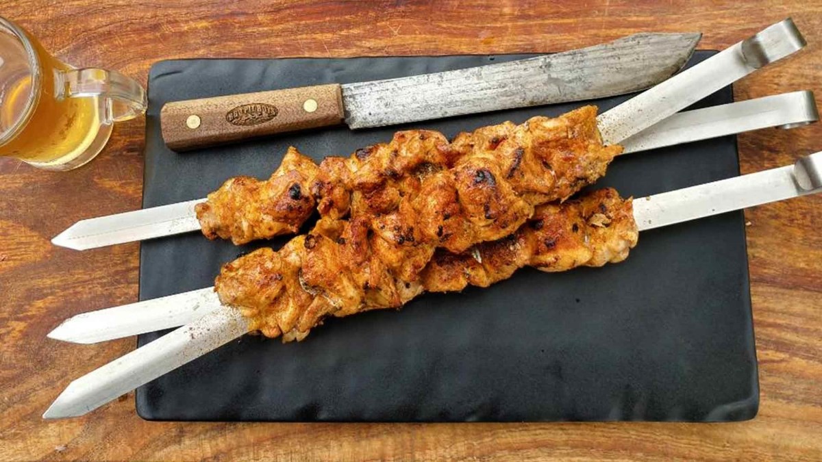 Image of Mountain Chicken Kebabs