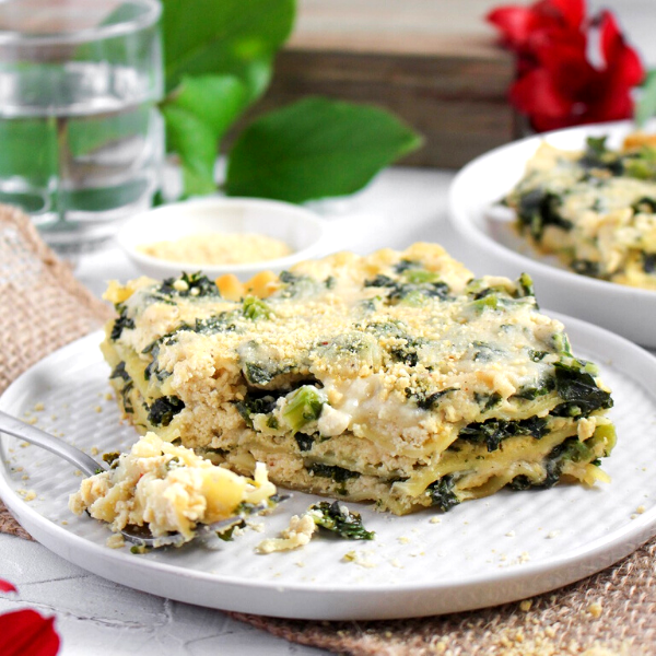 Image of Vegan Kale & Roasted Garlic Lasagna