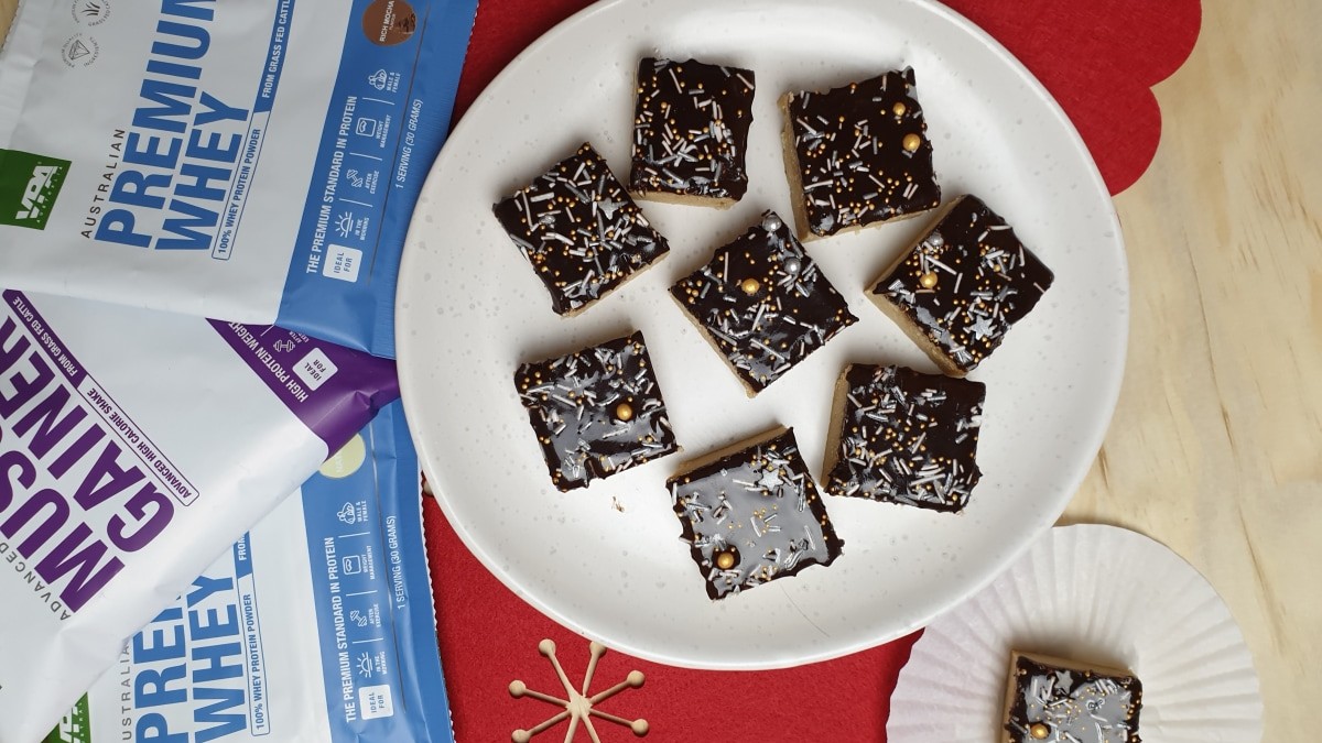 Image of Festive Protein Peanut Butter Fudge