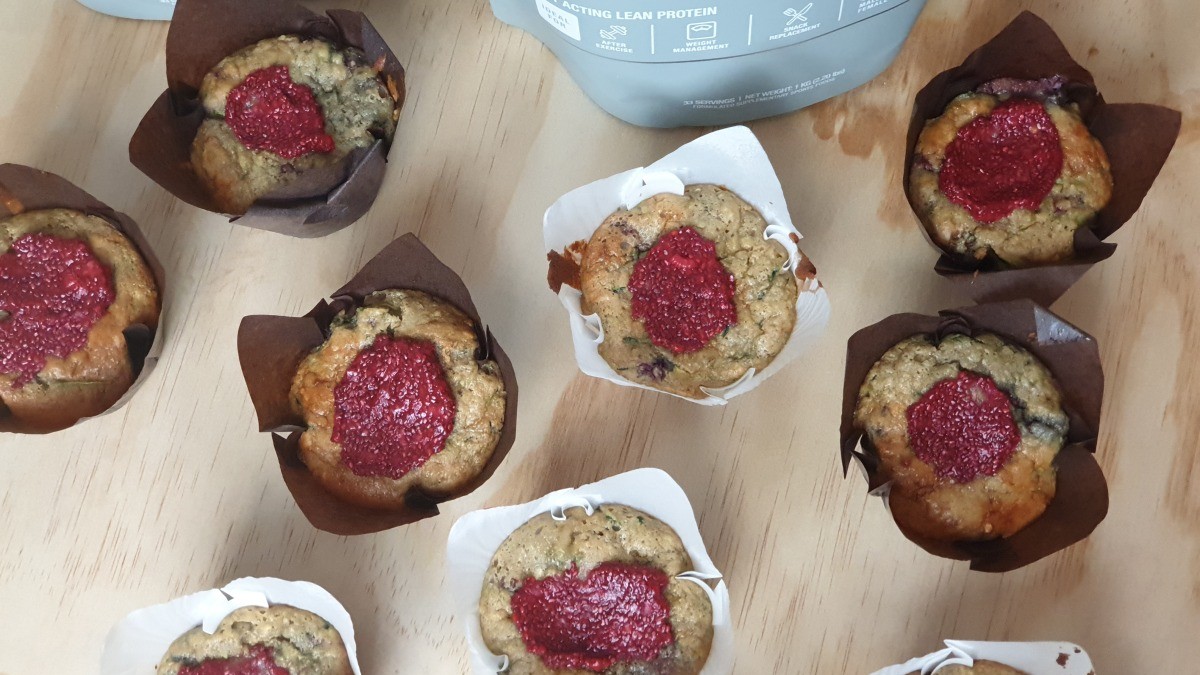 Image of Zucchini Protein Muffins