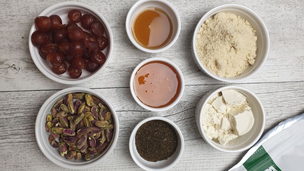 Image of Cherry and Pistachio Protein Balls