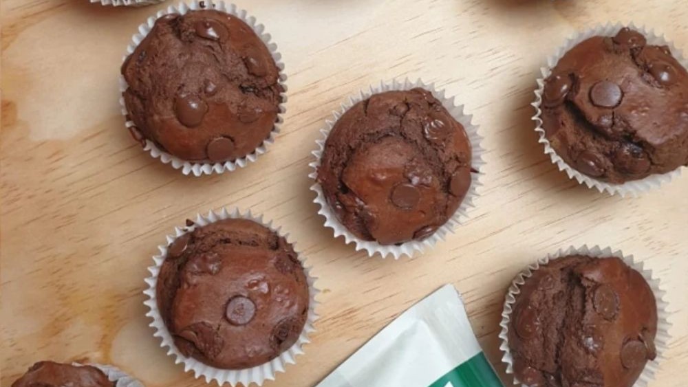 Image of Peanut Butter Choc Protein Muffins