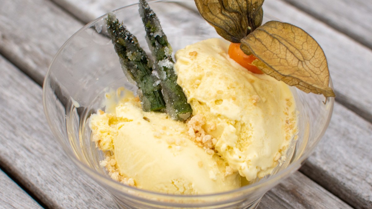 Image of Asparagus Ice Cream