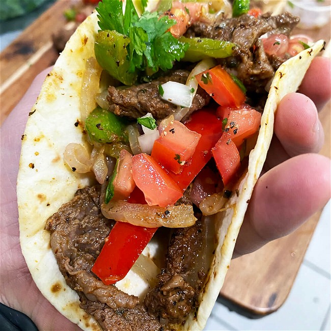 Image of Easy Fiesta Steak Fajitas