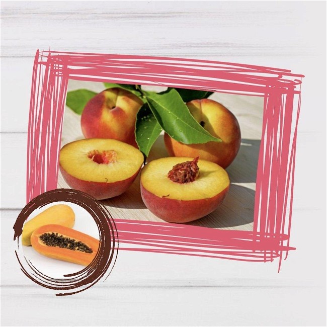 Image of Vegan Peach and Papaya smoothie
