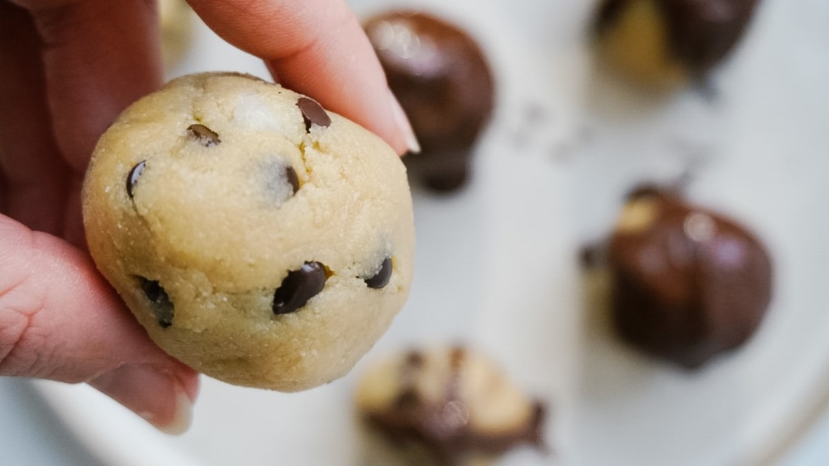 Image of Plant Protein Cookie Dough Energy Balls