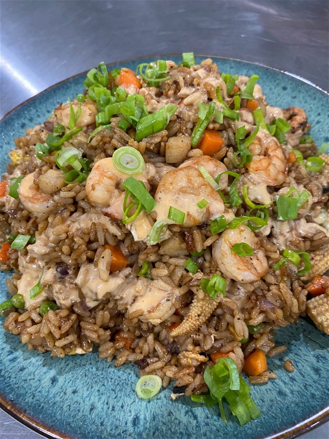 Image of Honey Sriracha Shrimp Fried Rice