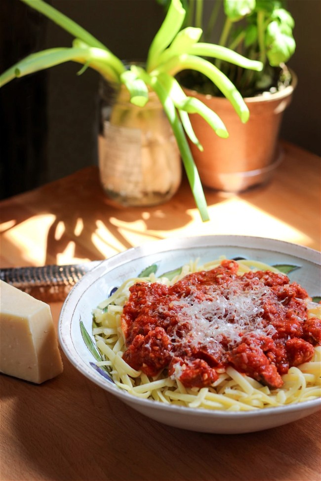 Image of Spicy Sausage Linguine