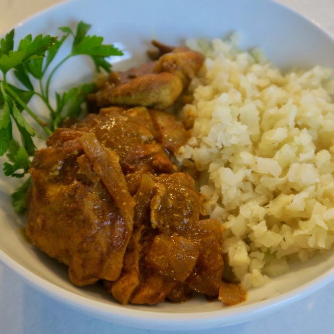 Image of chicken tikka masala (low carb style)