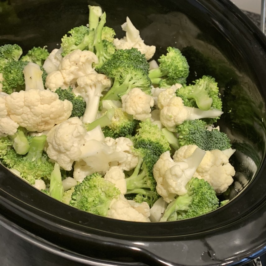 Instant Pot Steamed Broccoli and Cauliflower