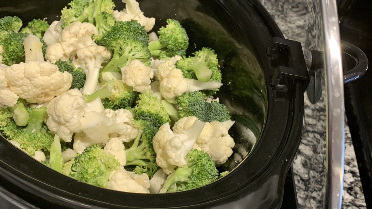 Image of Roasted Veggies — Broccoli and Cauliflower — Slow cooker/Crock-Pot Recipe