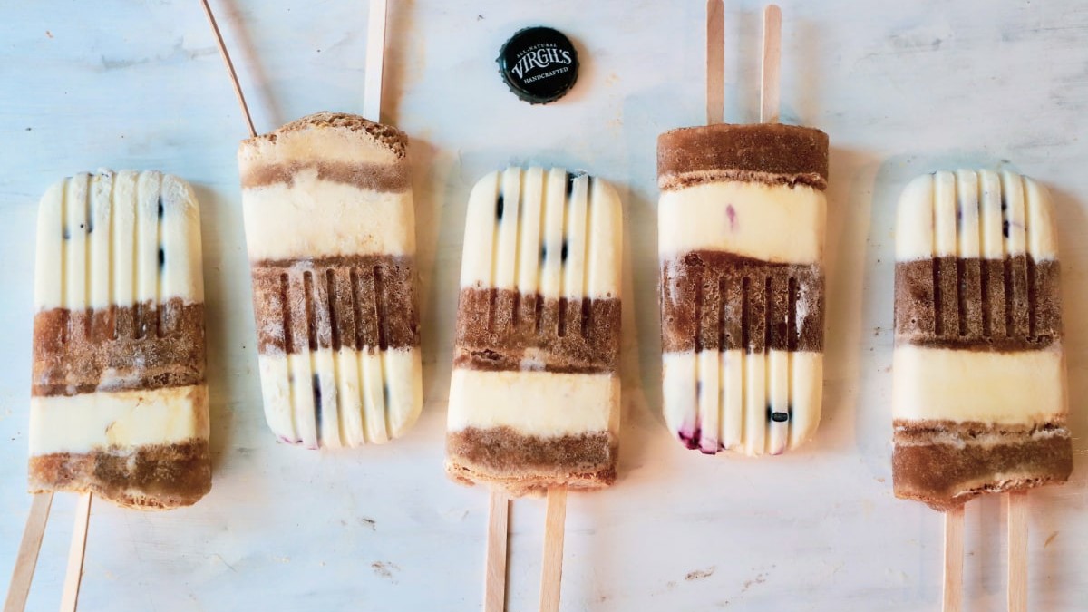 Image of Root Beer Float Popsicles 