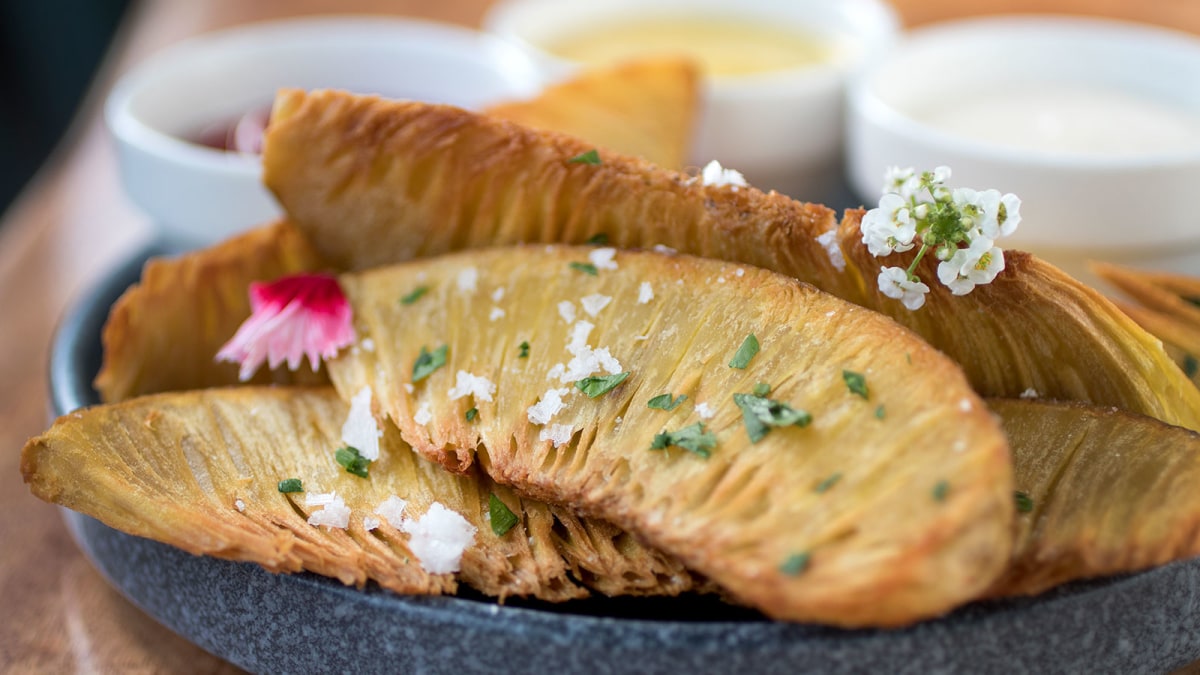 Crispy Fried ʻUlu Wedges